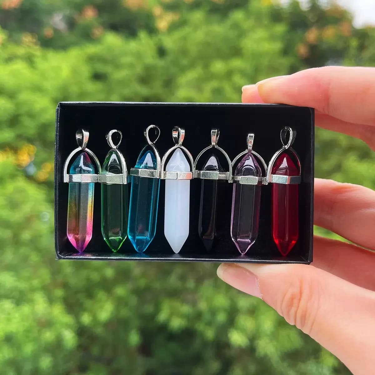BellePure Bullet Shape Healing Pointed Chakra Beads thumbnail 5